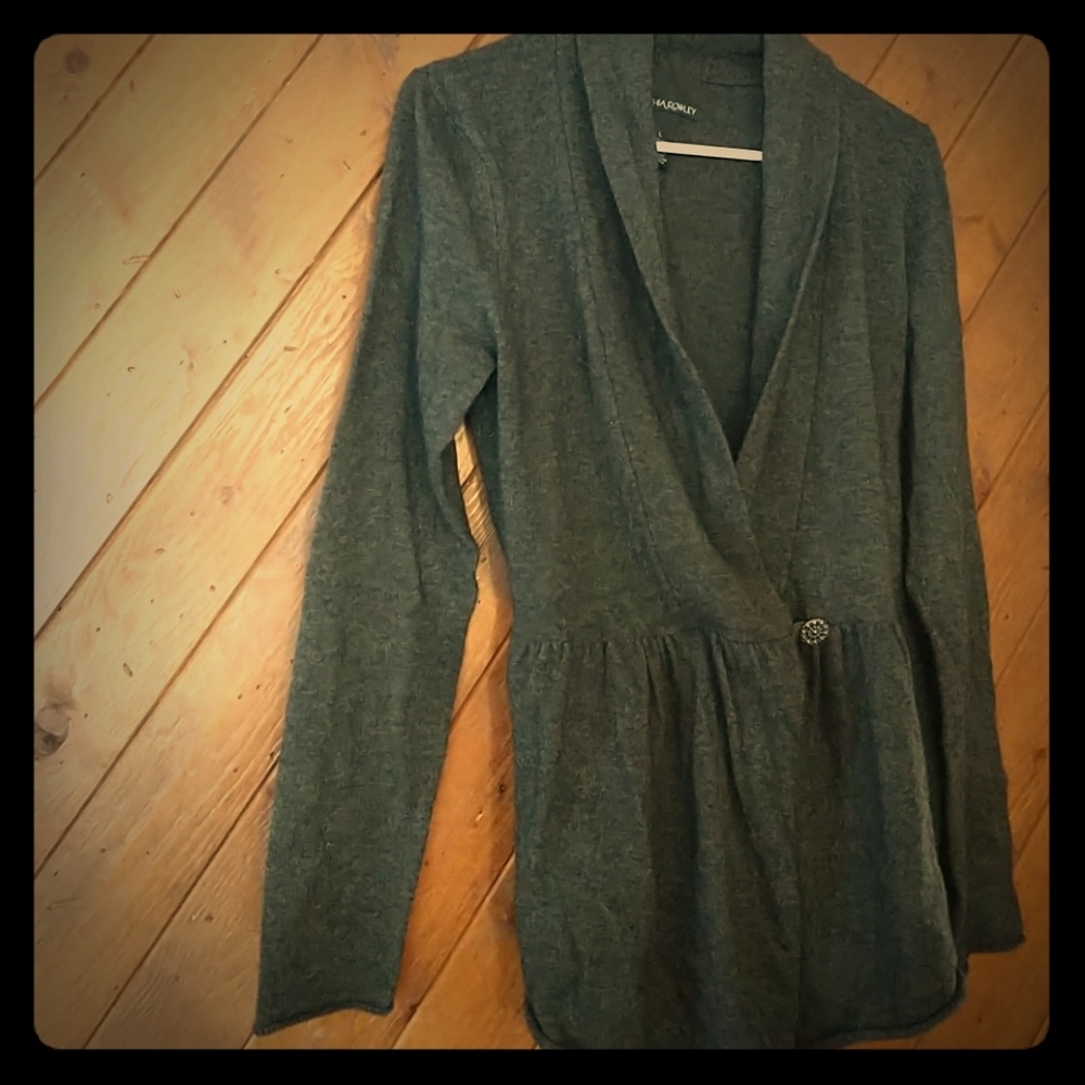 Cynthia Rowley peplum cardigan!